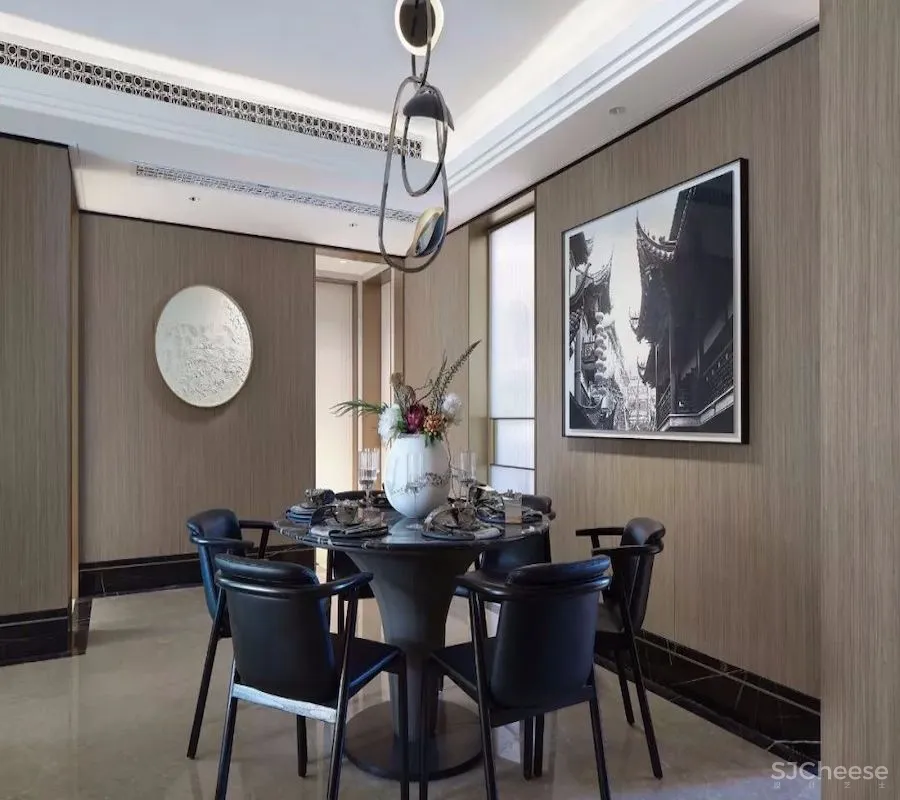 G&K桂睿诗设计丨上海复地雅园公馆：黑白摩登，人文写境