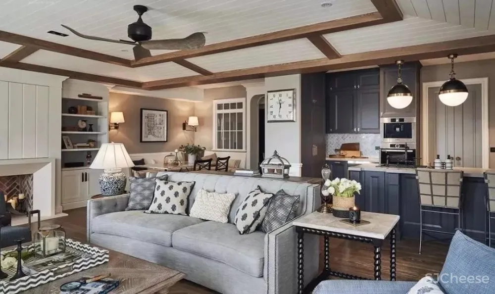 150㎡现代美式设计,打造优雅质感家居生活