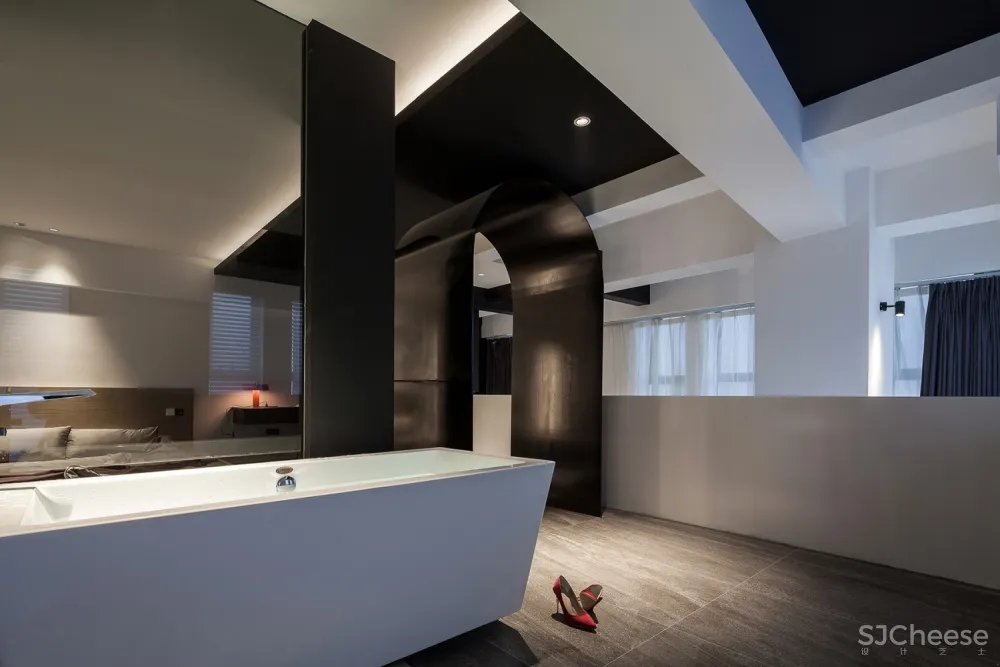 115㎡高级黑 奢华金精致住宅 上衍(莆田)室内设计空间