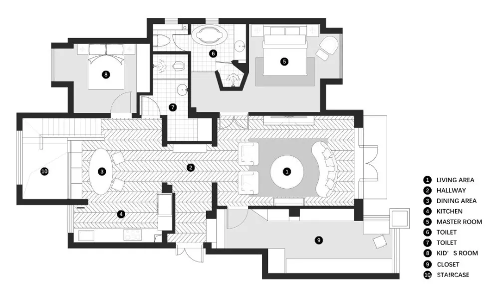 满满艺术复古风,她的家装扮得戏剧感十足 双宝设计