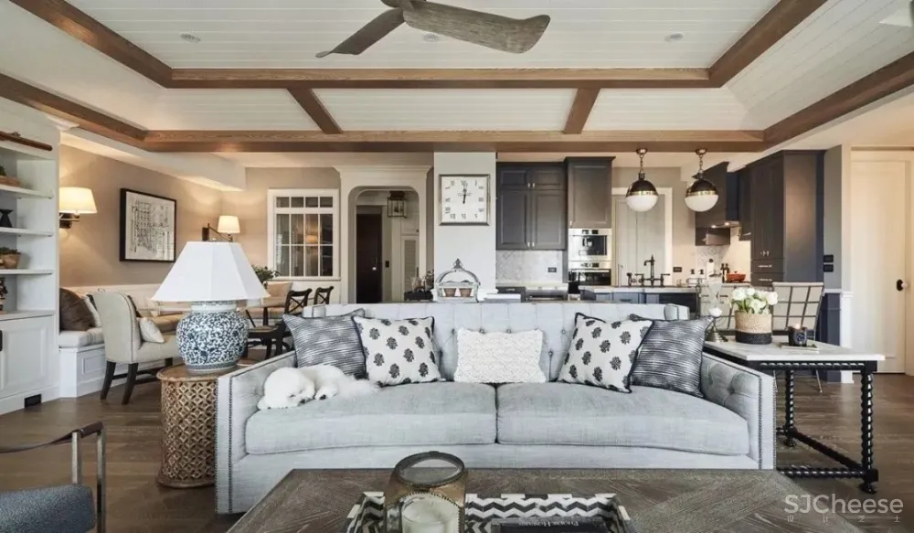 150㎡现代美式设计,打造优雅质感家居生活