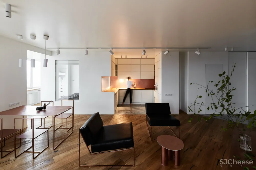 远离喧嚣·莫斯科极简住宅 Ruetemple Studio