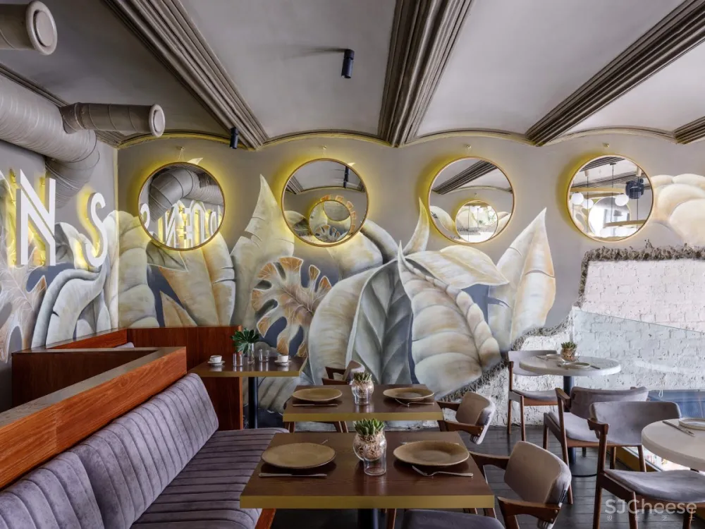 Anastasia Kasparyan | Sapiens餐厅 , 明亮多彩的餐饮空间