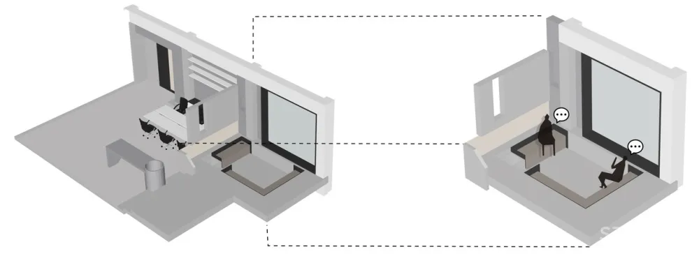 150㎡南京栖刻建筑设计事务所办公室 栖刻建筑设计事务所