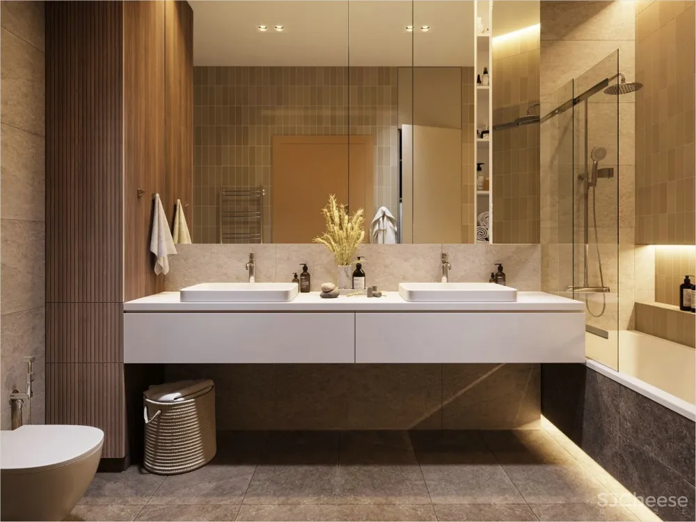 暖色系的精致，舒适而不失浪漫的居所