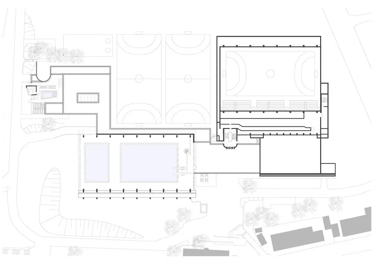 Sports Centre in Leonberg 4a Architekten
