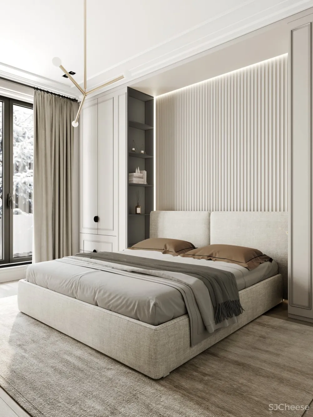 Quadro Room | Park Avenue , 丰富的建筑体系