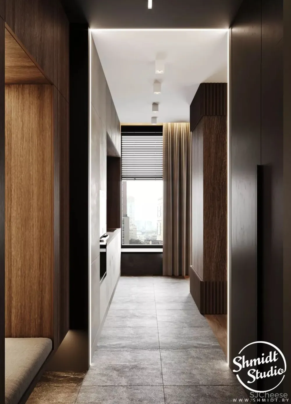 优雅时尚的高级灰 莫斯科轻奢质感住宅 Gennady Shmidt