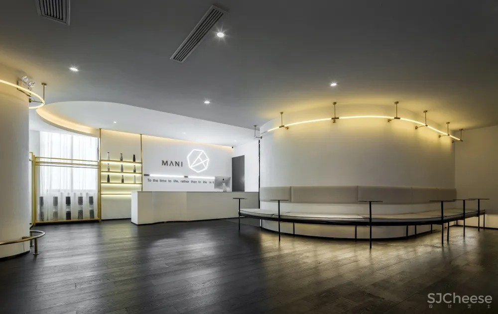 青岛MANI瑜伽会所设计-“风不停水流动”这一理念贯穿整体 艺科设计