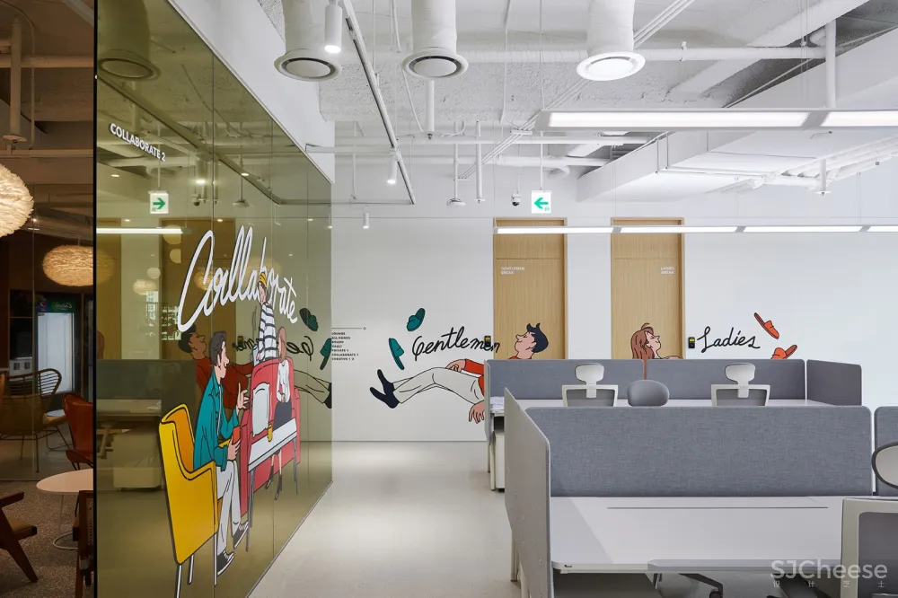 像儿童乐园的办公室 再造设计