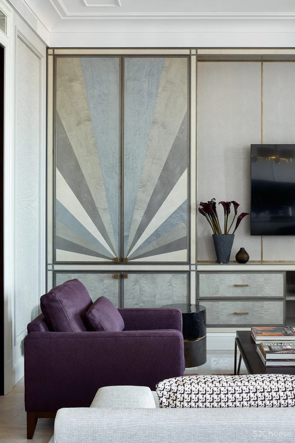 Polina Pidtsan | 190㎡ Apartment , 美国经典风格的五口之家