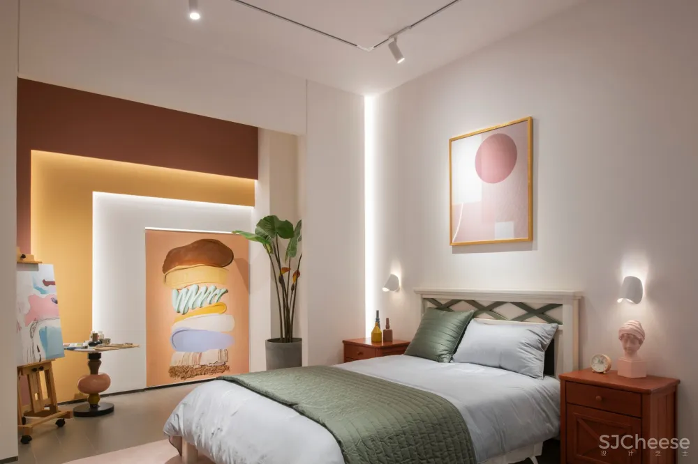 趣味十足的色彩空间,满满的艺术格调 辛视设计