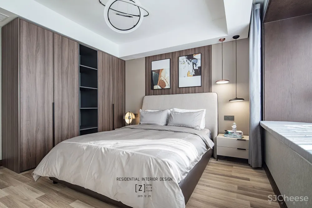 维也纳森林——260㎡现代简约风 原木色系住宅 郑鑫源