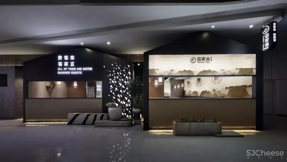 308㎡复古橄榄绿餐厅,邂逅那撩人的别样风趣! 艺鼎设计