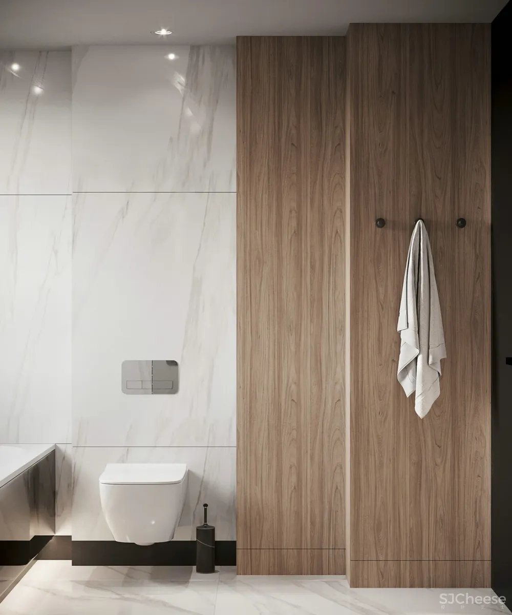 大理石的质感遇上精致极简白，品味油然而生！