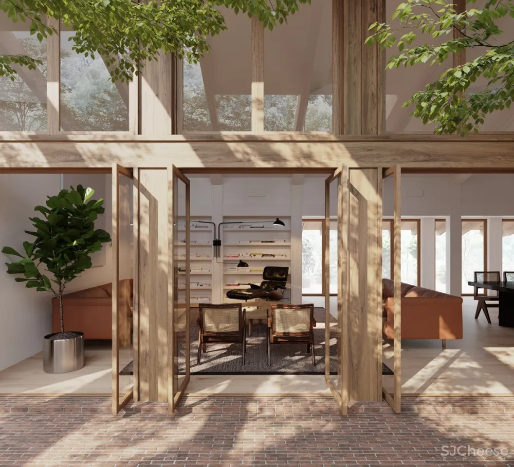 Artem Trigubchak | Cunningham Residence , 现代极简主义布局