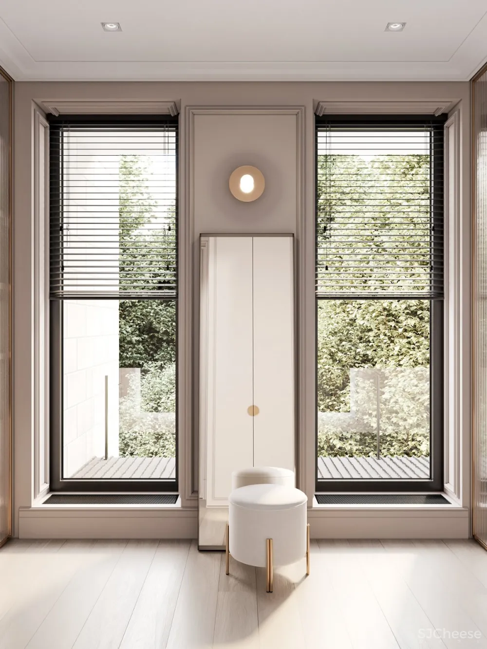 Quadro Room | Park Avenue , 丰富的建筑体系