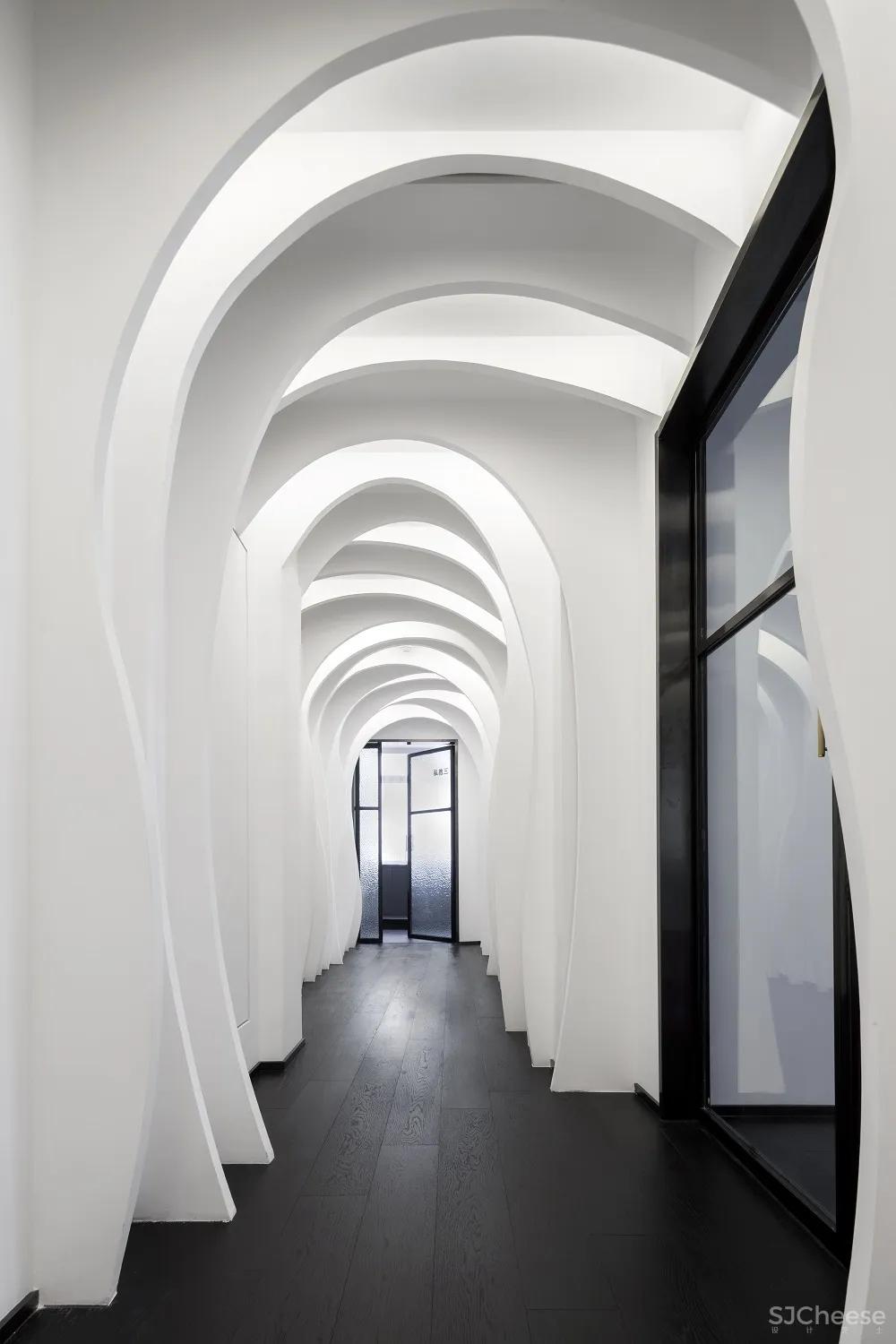 青岛MANI瑜伽会所设计-“风不停水流动”这一理念贯穿整体 艺科设计