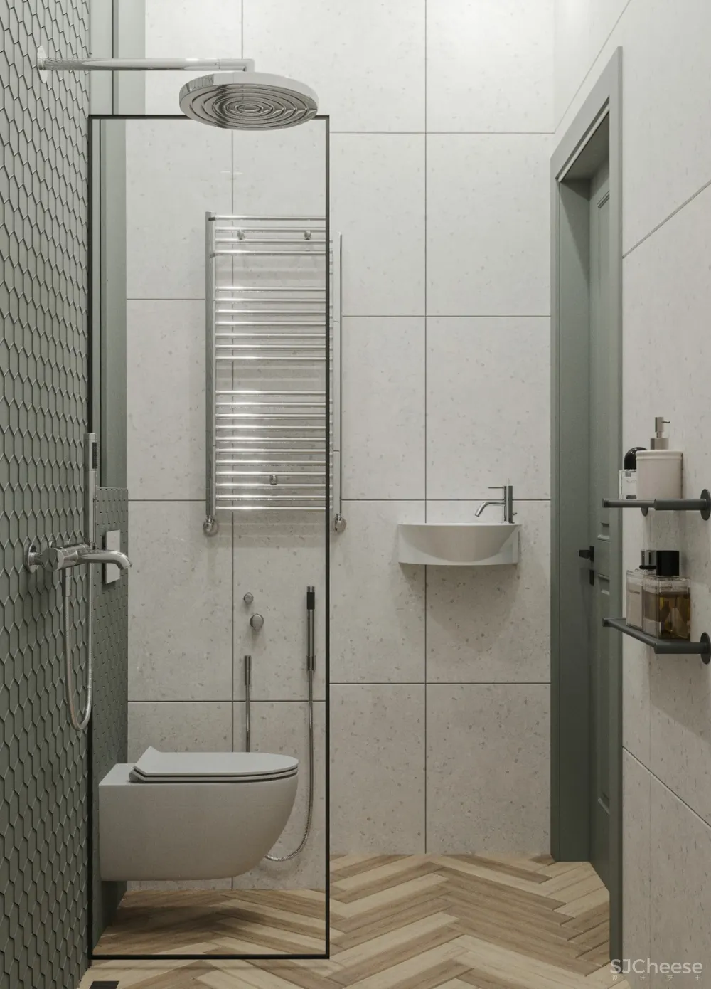 现代居所遇上斯堪的纳维亚元素，满满的精致感