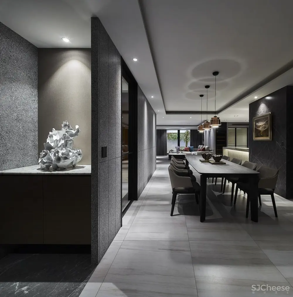 现代风大宅,优雅时尚,质感端庄