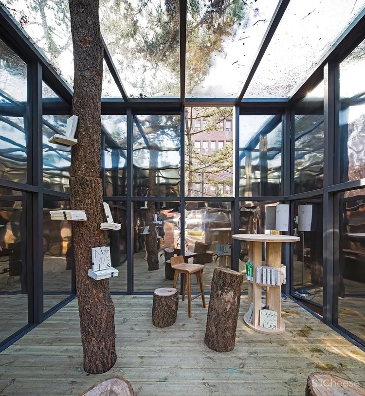 Pavilion Library SpaceTong (ArchiWorkshop)