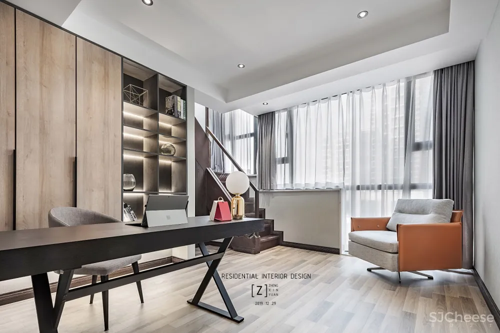 维也纳森林——260㎡现代简约风 原木色系住宅 郑鑫源