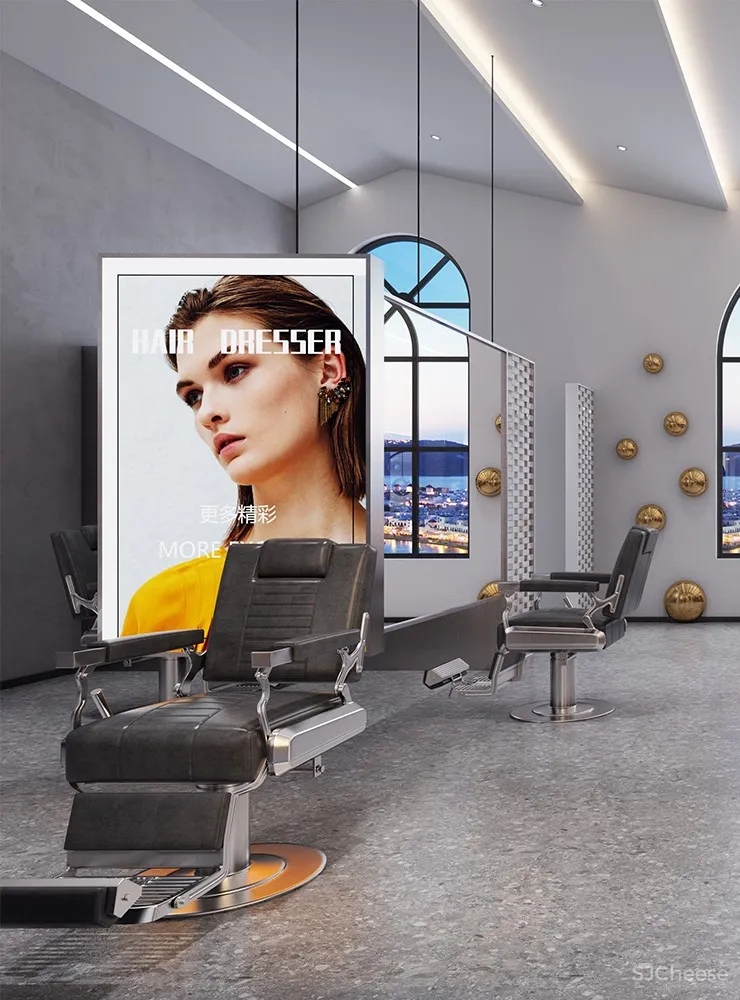 人家这才叫发廊,你那只能叫理发店 灵想装饰