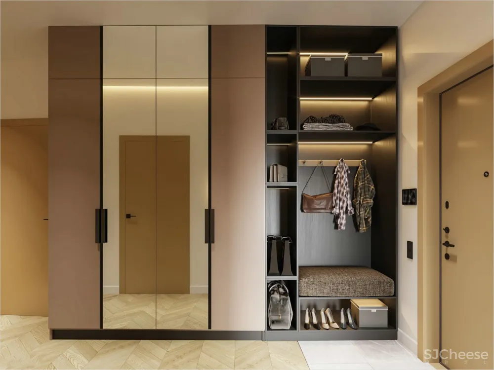 暖色系的精致，舒适而不失浪漫的居所