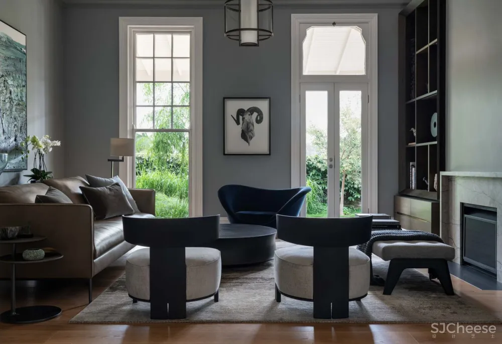 Hare & Klein | Woolwich House , 当代家庭住宅的远景