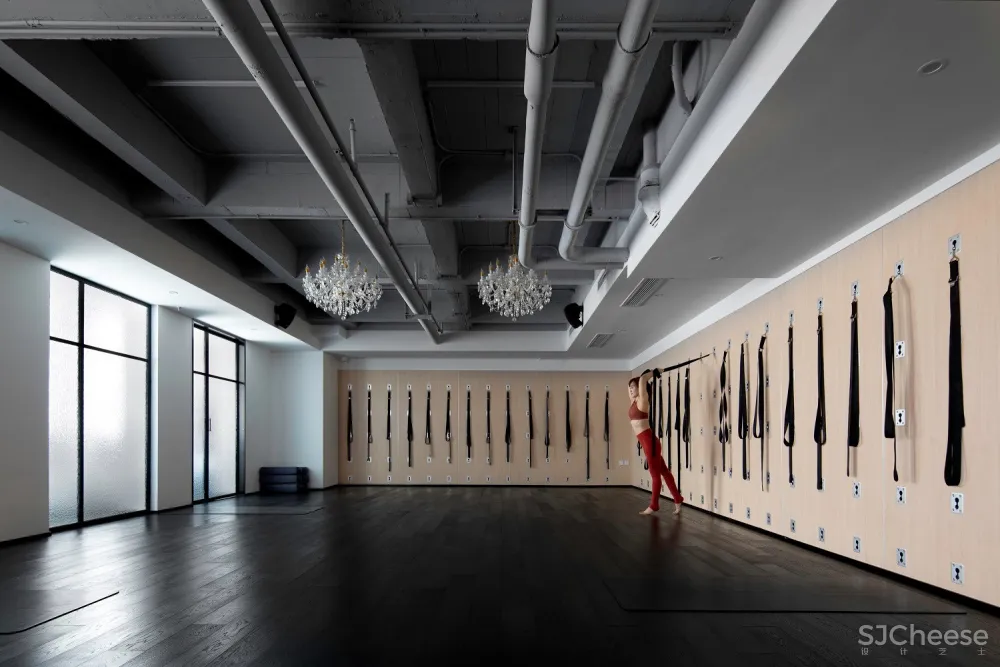 青岛MANI瑜伽会所设计-“风不停水流动”这一理念贯穿整体 艺科设计