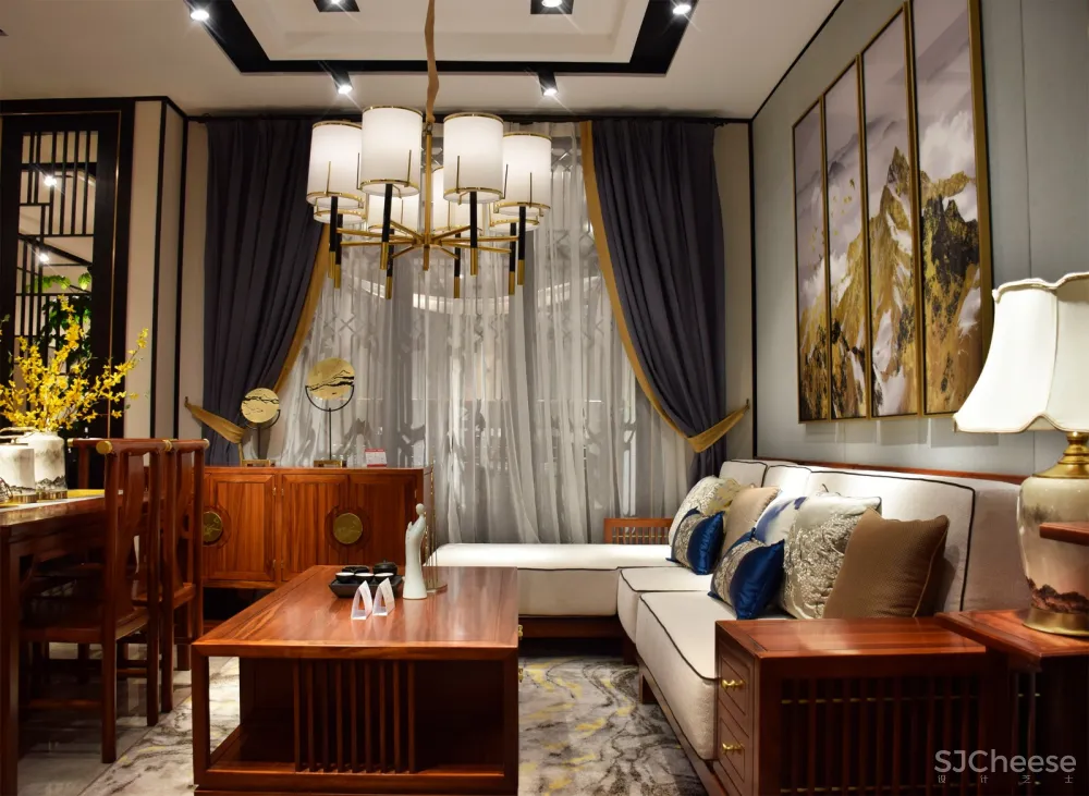 FHART 风华艺创 ▏作品 ▏江南木业-[颂江南] 新中式家具旗舰店