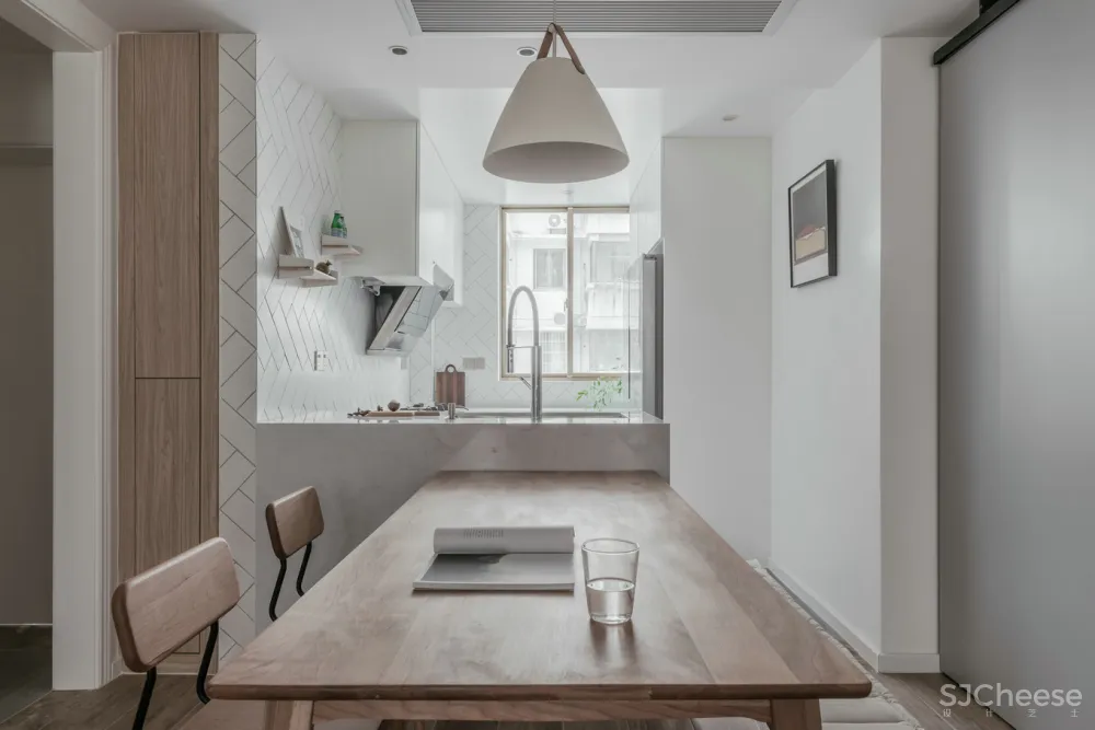 苏州120㎡现代简约风住宅,原木风的家! 一野设计