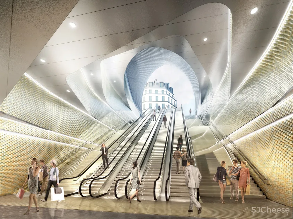 grand opening of the canopee at les halles in paris