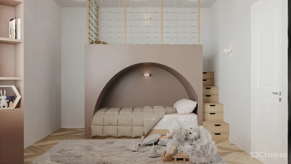 现代居所遇上斯堪的纳维亚元素，满满的精致感