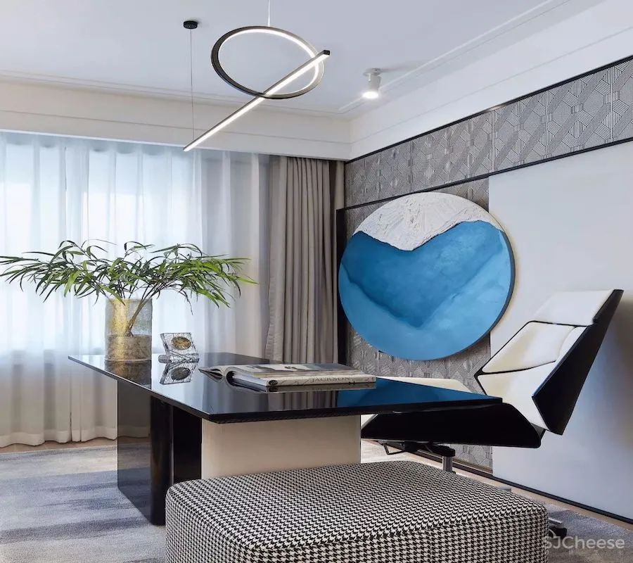 G&K桂睿诗设计丨上海复地雅园公馆：黑白摩登，人文写境