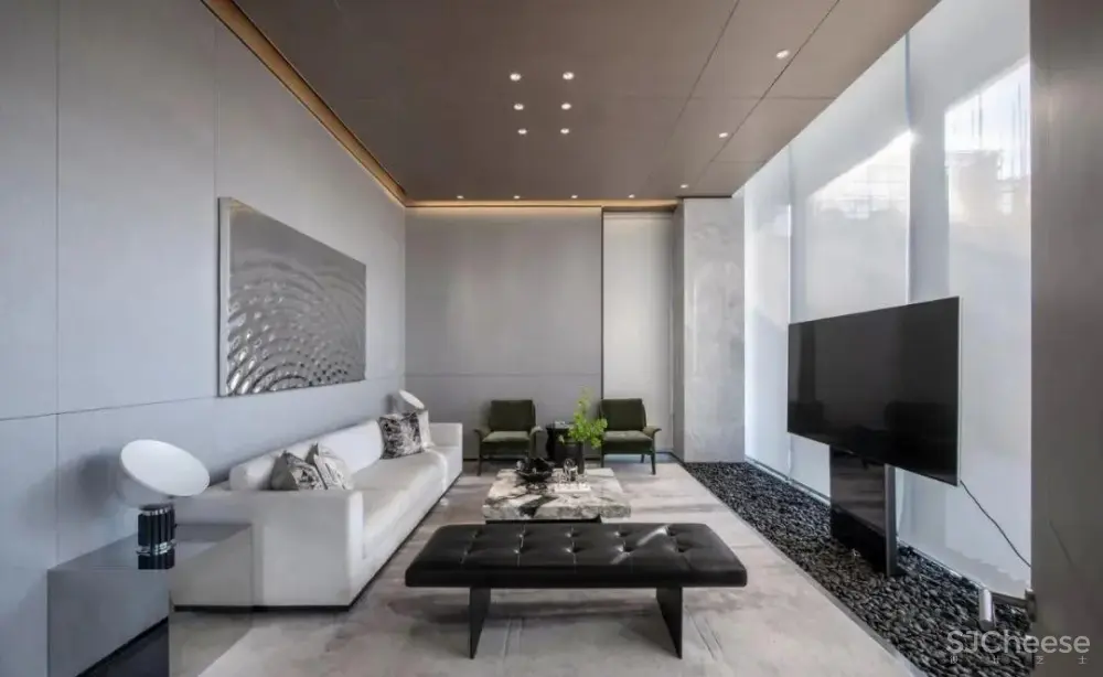 简素平和，光之艺术语境 大伟设计