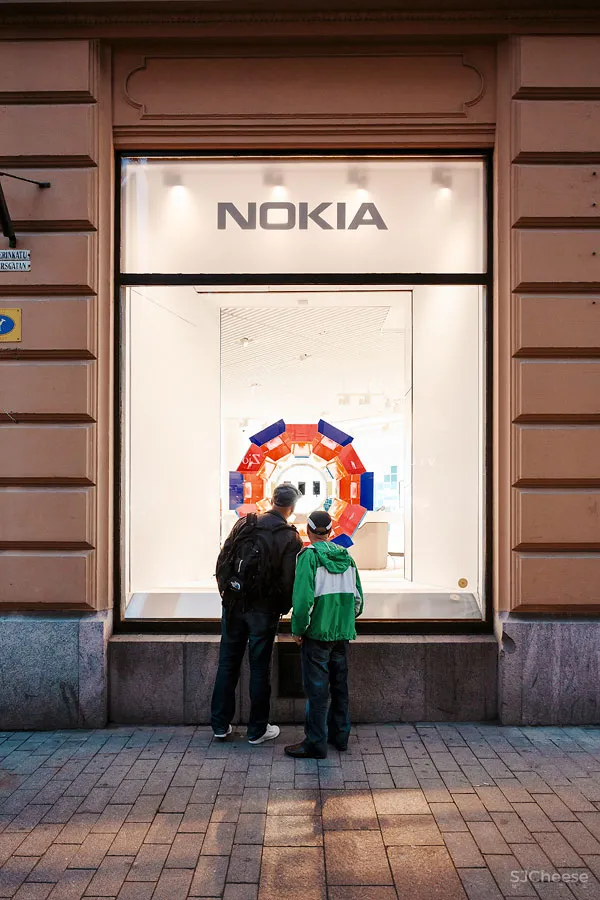 商店 诺基亚 芬兰 赫尔辛基