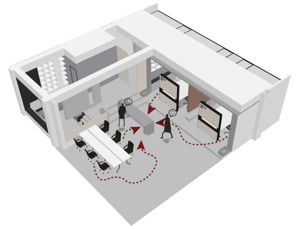 150㎡南京栖刻建筑设计事务所办公室 栖刻建筑设计事务所