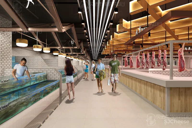 农贸市场设计一重庆好又多新农贸