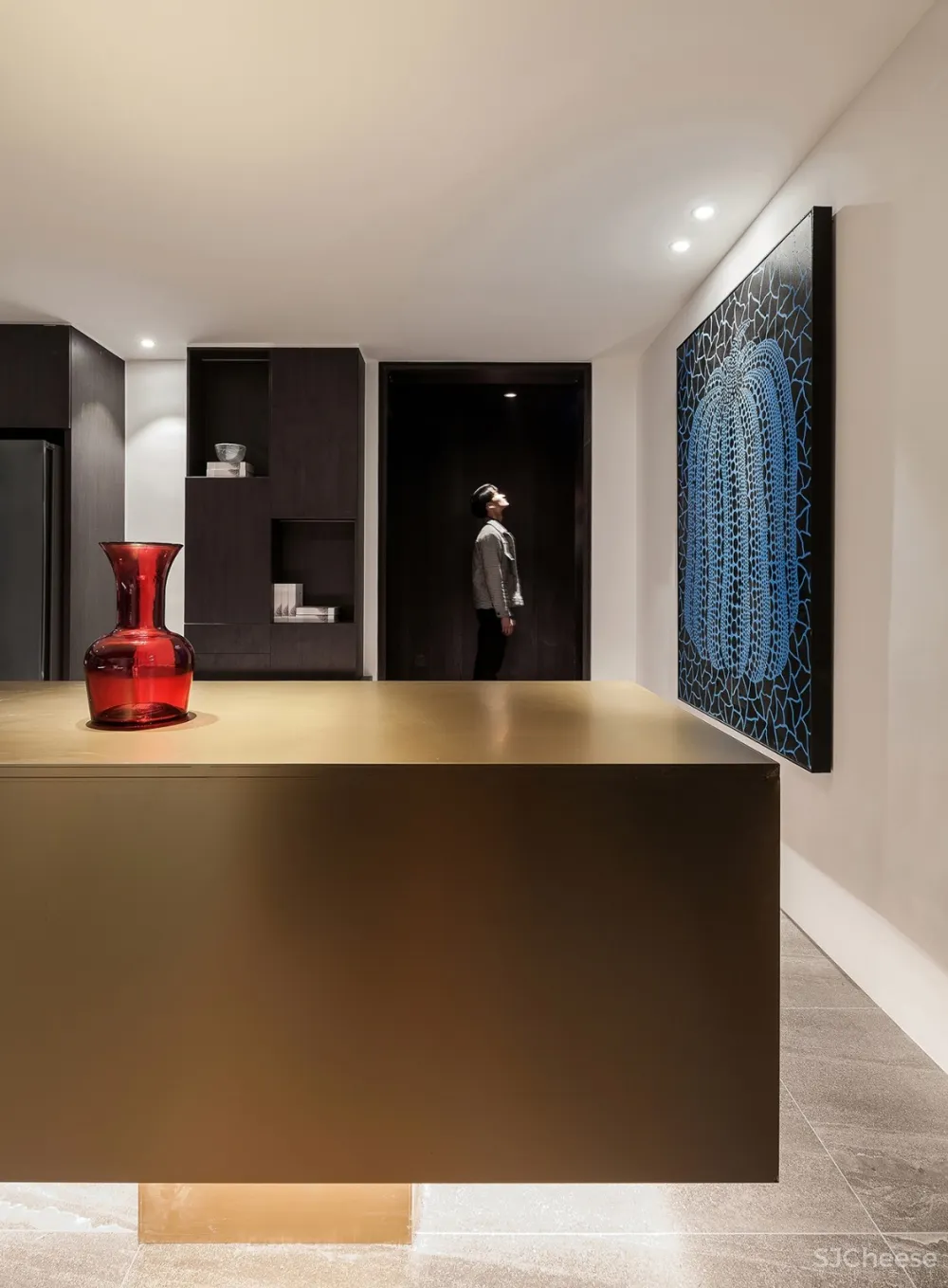 115㎡高级黑 奢华金精致住宅 上衍(莆田)室内设计空间