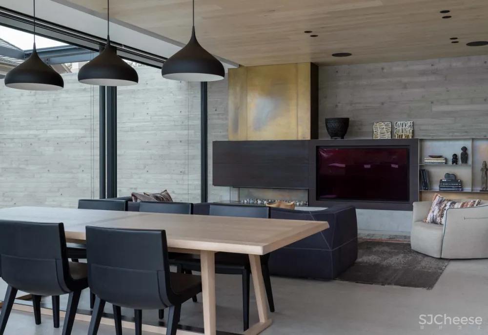 Hare & Klein | Woolwich House , 当代家庭住宅的远景