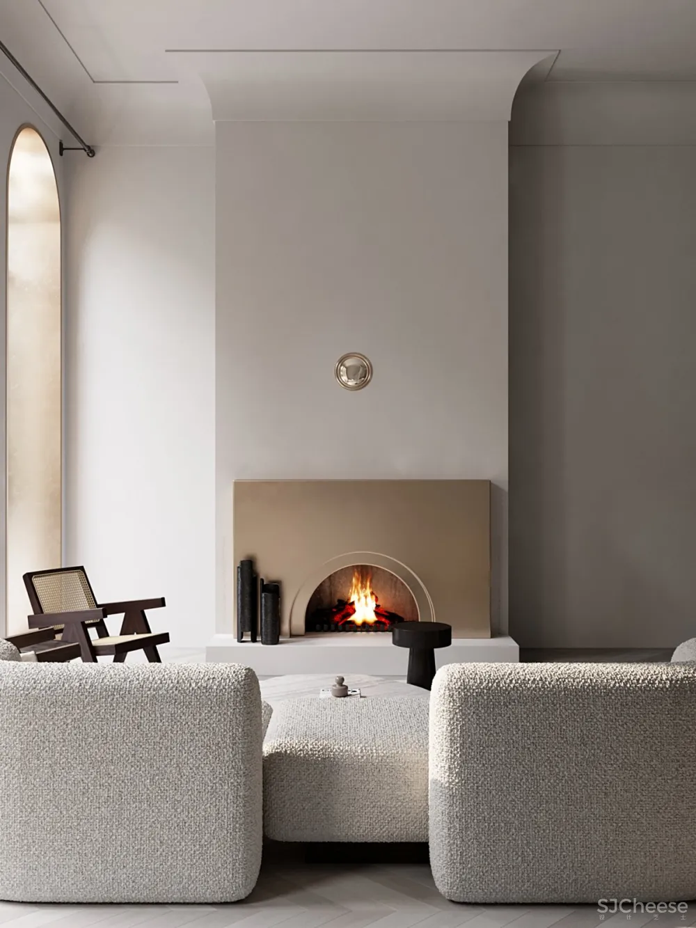 Quadro Room | Cameo Moscow , 莫斯科禁欲主义别墅