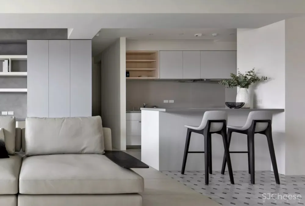 女设计师的90㎡,一人居简约自由超舒适 质本设计