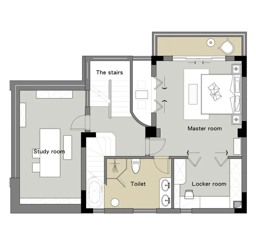 330㎡现代混搭风别墅 吾隅设计