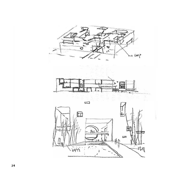 朱锫建筑事务所首次公开大理美术馆项目细节