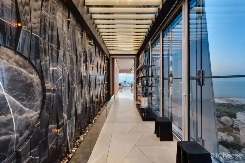 370㎡ 奢华顶层, 细部让空间更奢华 Yael Gal