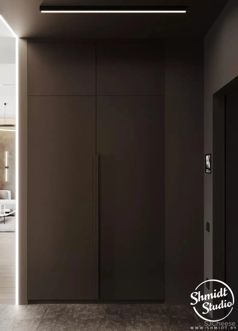 优雅时尚的高级灰 莫斯科轻奢质感住宅 Gennady Shmidt