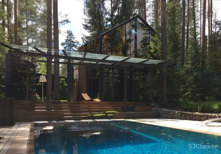 树林中的健身会所 Horomy 设计工作室