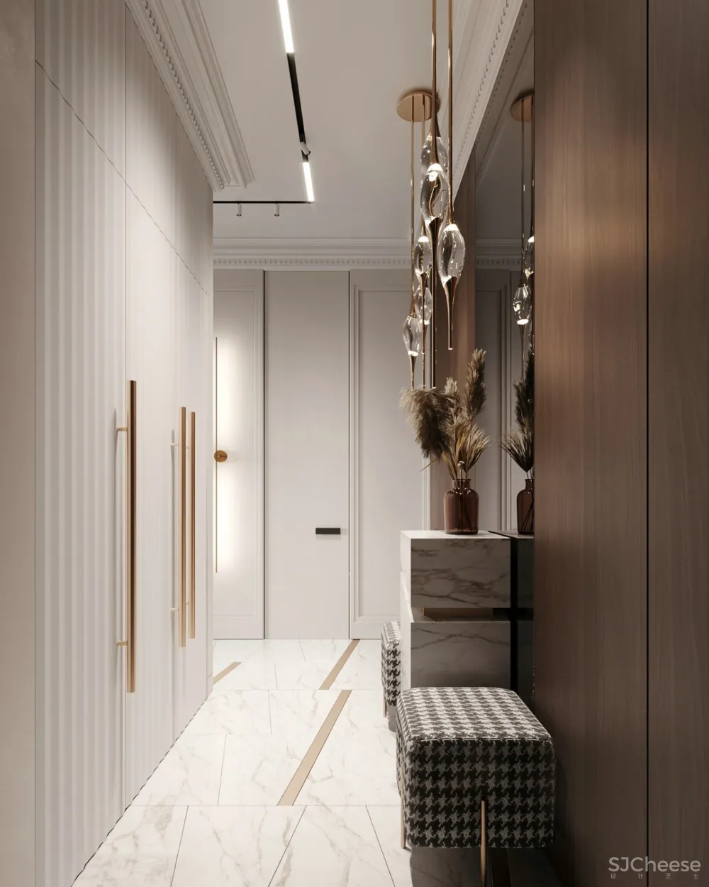 现代轻奢的质感美，极具特色化的居所！