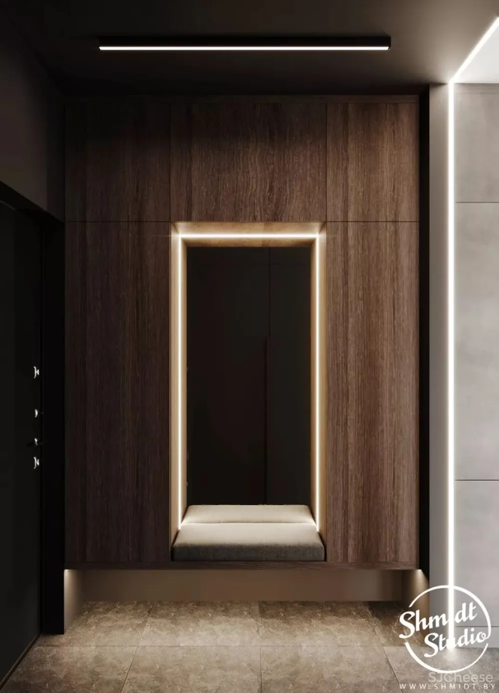 优雅时尚的高级灰 莫斯科轻奢质感住宅 Gennady Shmidt